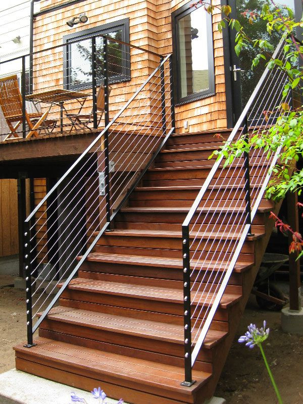 DIY Outdoor Handrail
 30 best DIY Cable Railing Kits images on Pinterest