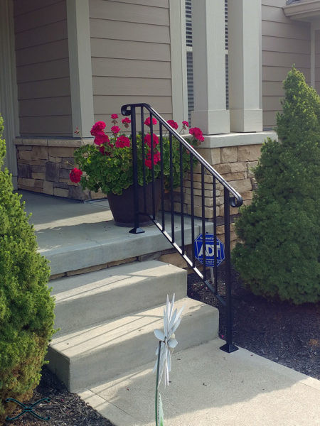 DIY Outdoor Handrail
 Shop DIY Wrought Iron Handrail