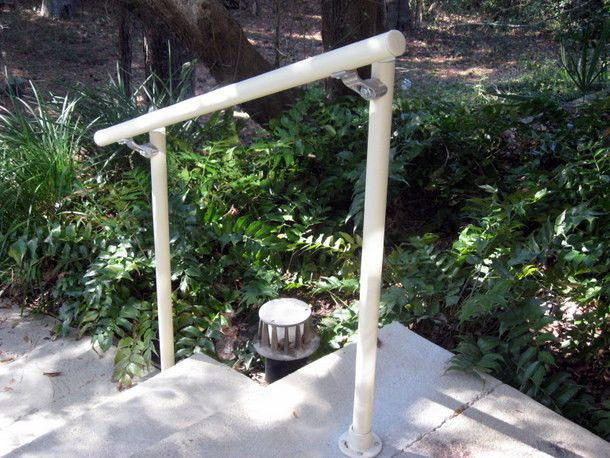 DIY Outdoor Handrail
 Installing an outdoor railing on the steps of your home or