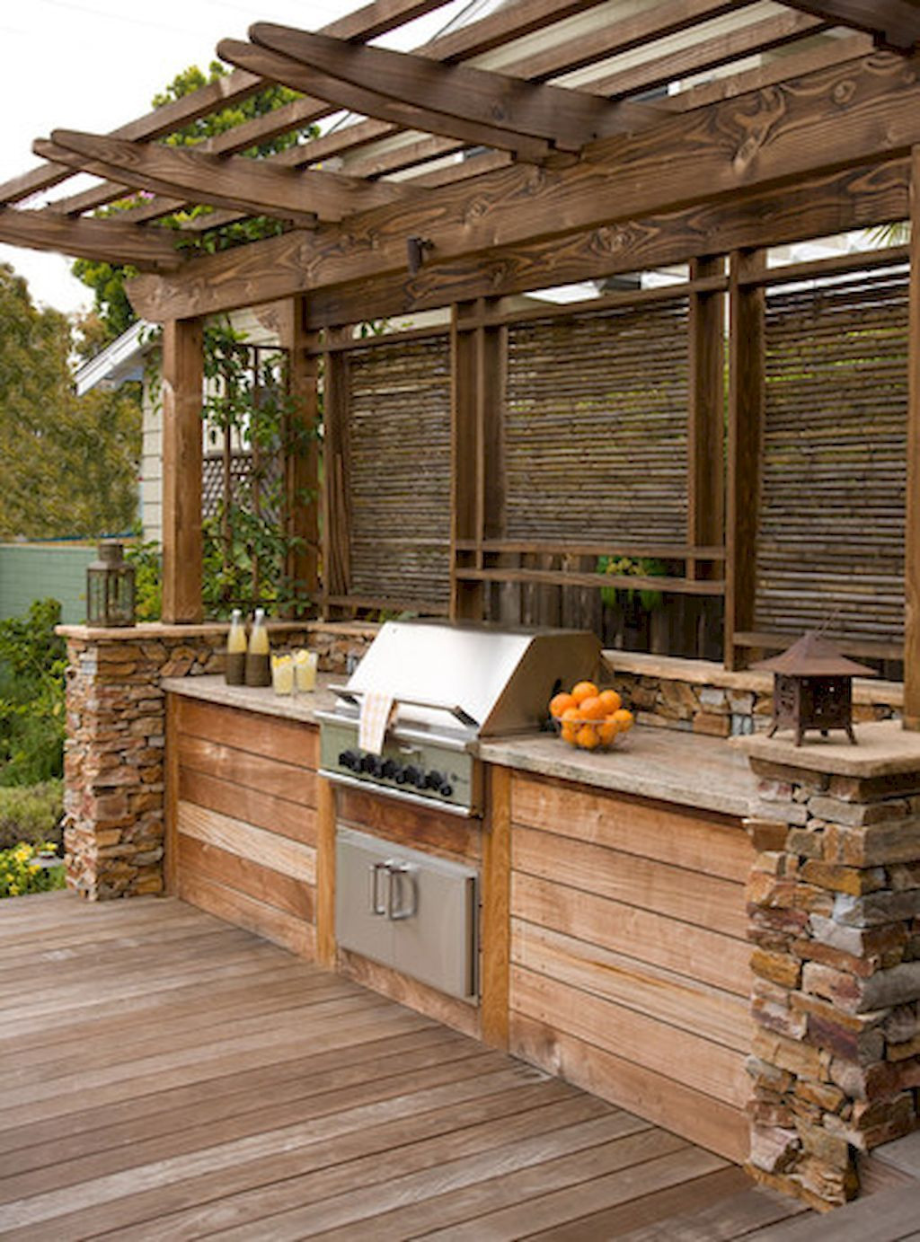 DIY Outdoor Kitchens On A Budget
 rustic Outdoor Kitchen on a bud backyards patio ideas
