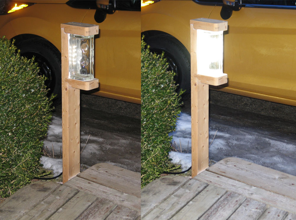 DIY Outdoor Lamps
 georgesworkshop a very bright 1 watt diy led garden light