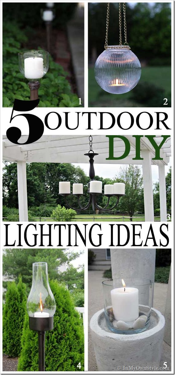 DIY Outdoor Lamps
 Outdoor DIY Lighting Ideas