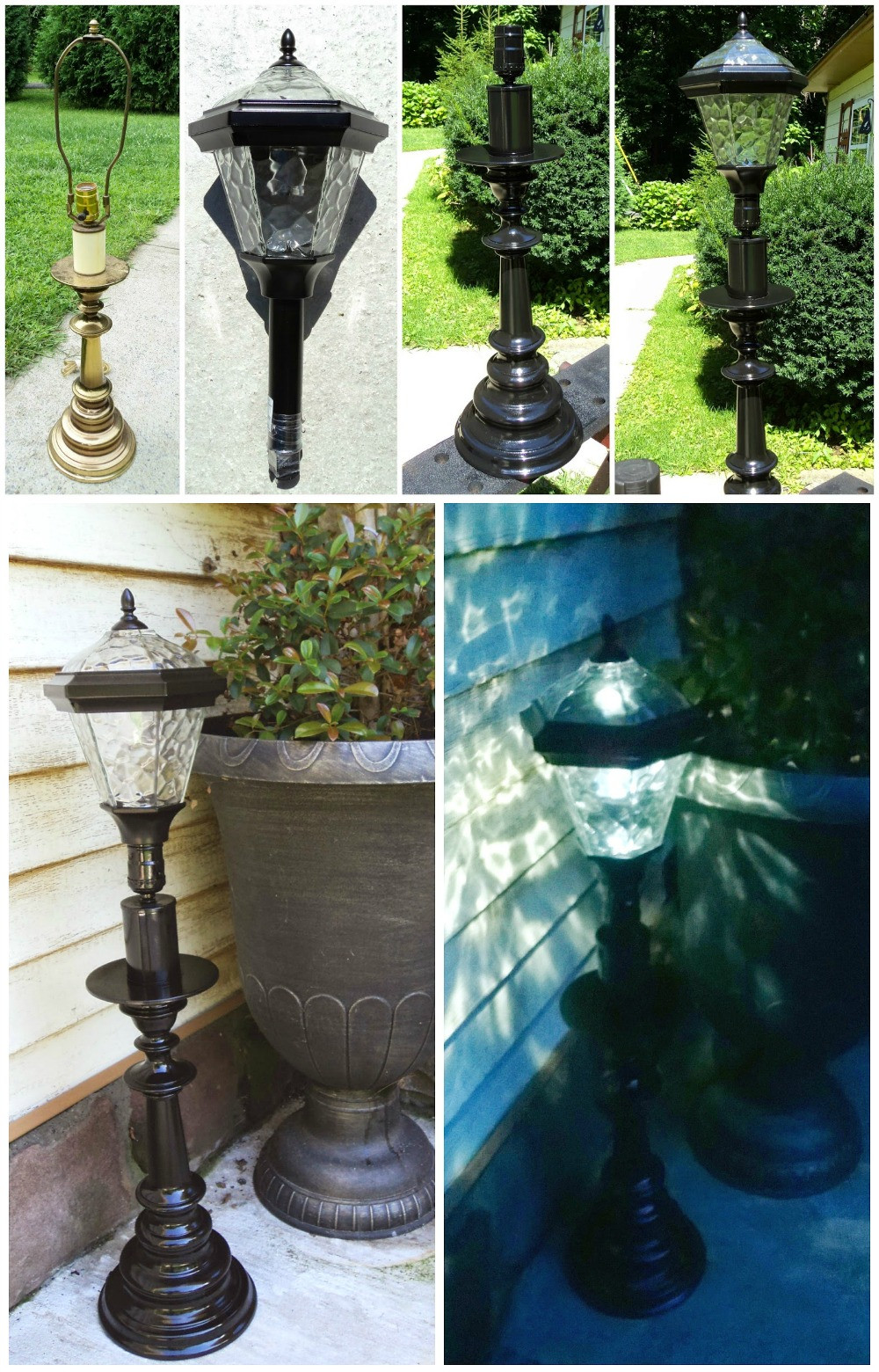 DIY Outdoor Lamps
 Remodelaholic