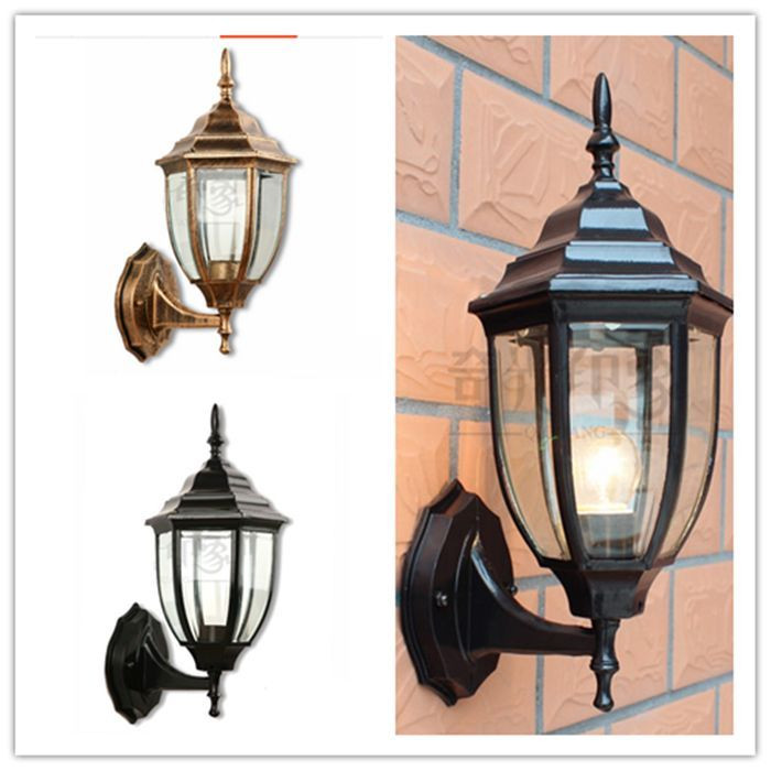 DIY Outdoor Lamps
 Retro Antique Vintage Industrial Wall Lamp Outdoor Glass