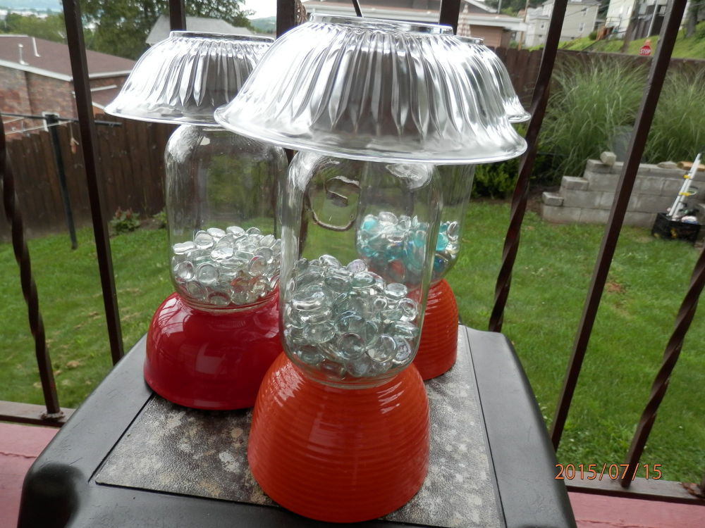 DIY Outdoor Lamps
 DIY solar Outdoor Table Lamp
