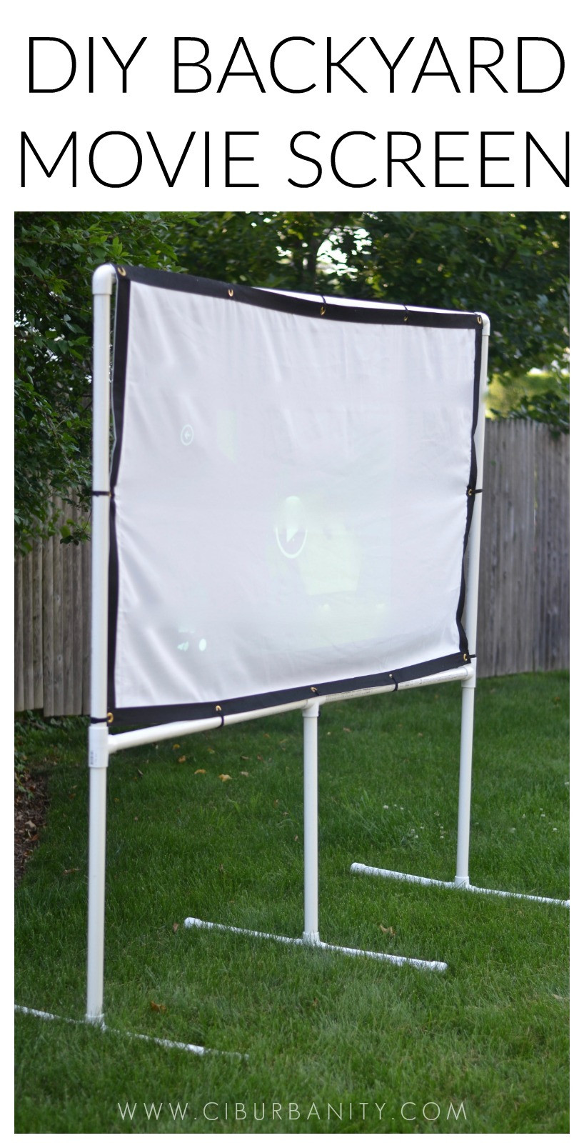 DIY Outdoor Movie Screen
 Decorating and Useful PVC Pipes for Your Garden