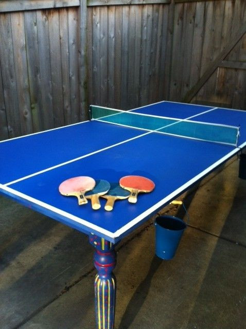 DIY Outdoor Ping Pong Table
 Build an outdoor ping pong table Chicago DIY