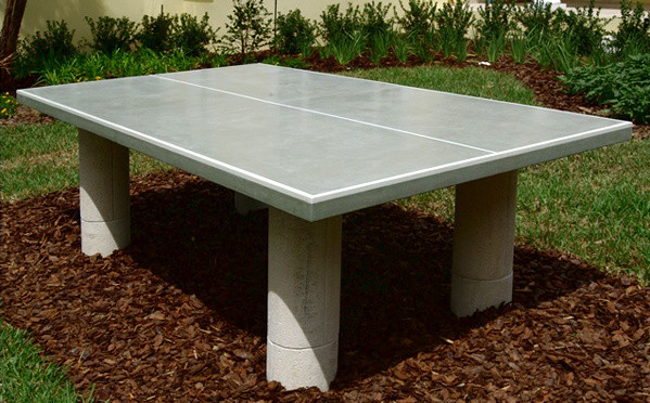 DIY Outdoor Ping Pong Table
 Concrete Ping Pong Table Plans