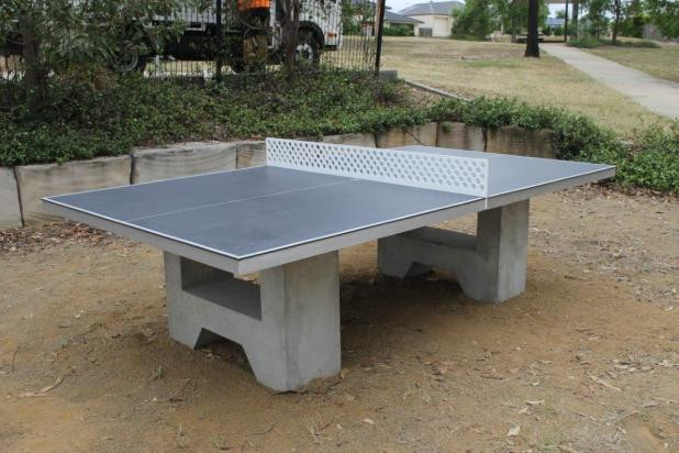 DIY Outdoor Ping Pong Table
 Concrete Ping Pong Table Diy