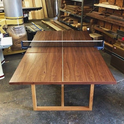 DIY Outdoor Ping Pong Table
 Custom made wood ping pong table From builtthings