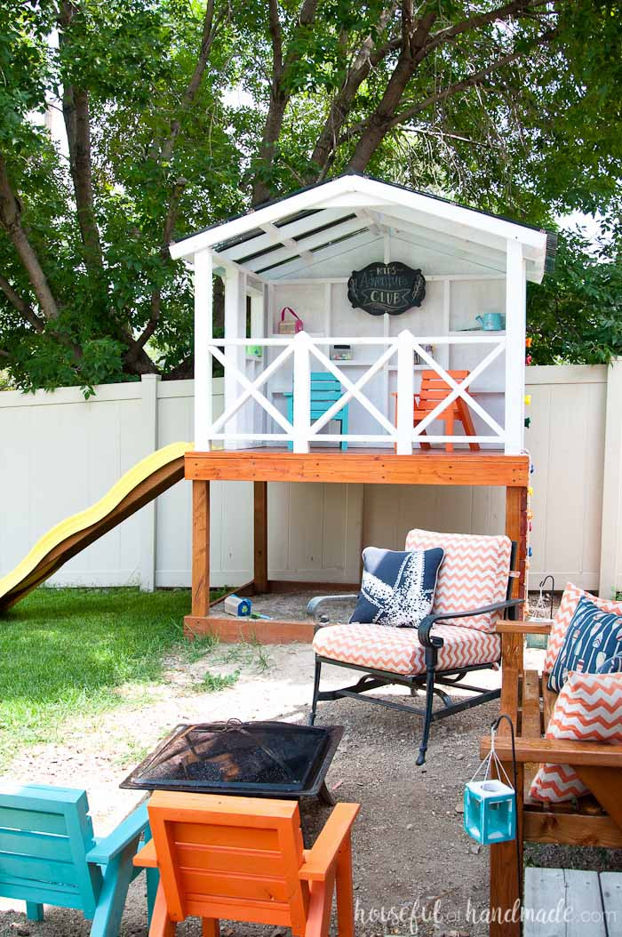 DIY Outdoor Playhouse
 How to Build an Outdoor Playhouse for Kids Houseful of