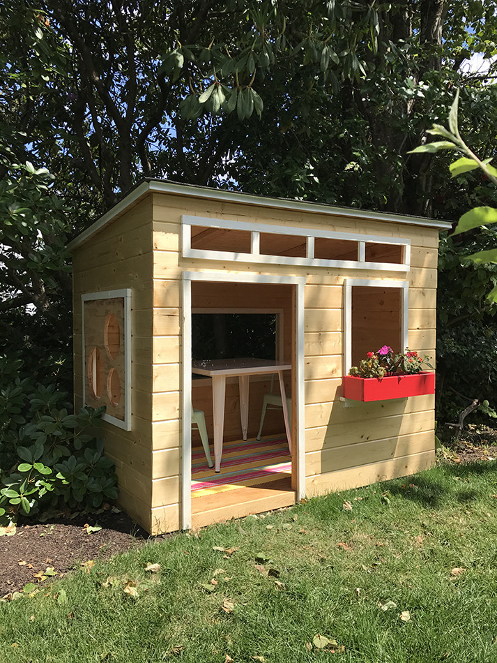 DIY Outdoor Playhouse
 An Easy to Build DIY Outdoor Wood Playhouse – Inspired by