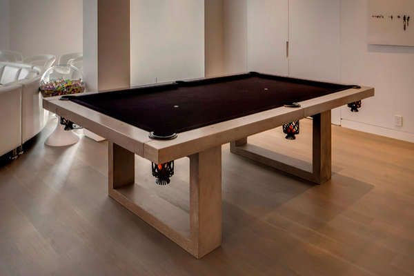 DIY Outdoor Pool Table
 Concrete Billiard Furniture