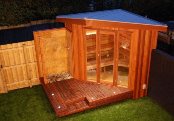 DIY Outdoor Sauna Plans
 17 Sauna And Steam Shower Designs To Improve Your Home And