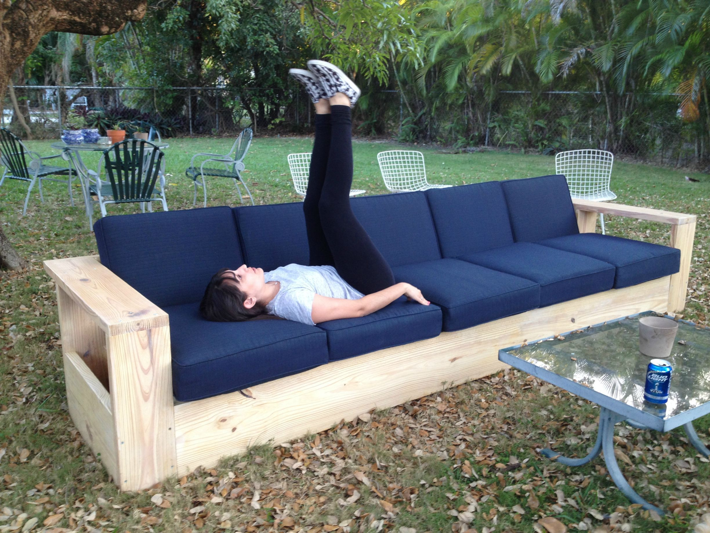 DIY Outdoor Sectional Sofa
 DIY Outdoor Sofa couch in 2019