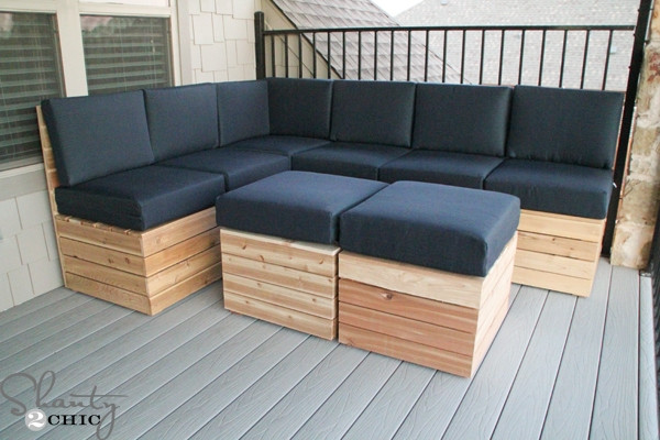 DIY Outdoor Sectional Sofa
 20 Ideas of Diy Sectional Sofa Plans