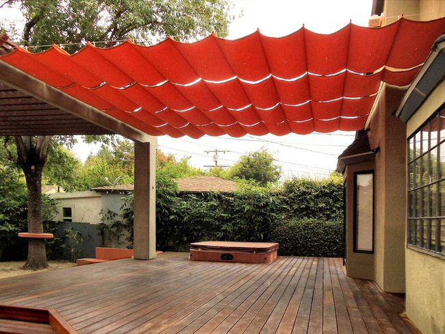 DIY Outdoor Shade Canopy
 9 Clever DIY Ways for a Shady Backyard Oasis