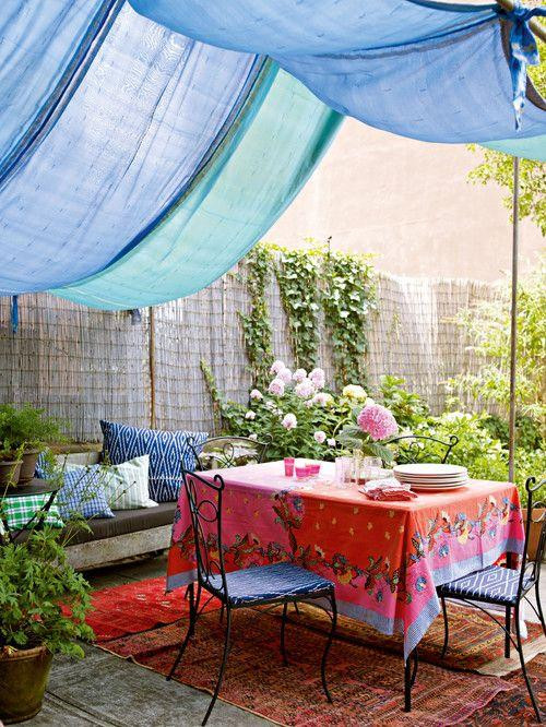 DIY Outdoor Shade Canopy
 DIY Canopies and Sun Shades for Your Backyard Tattooed