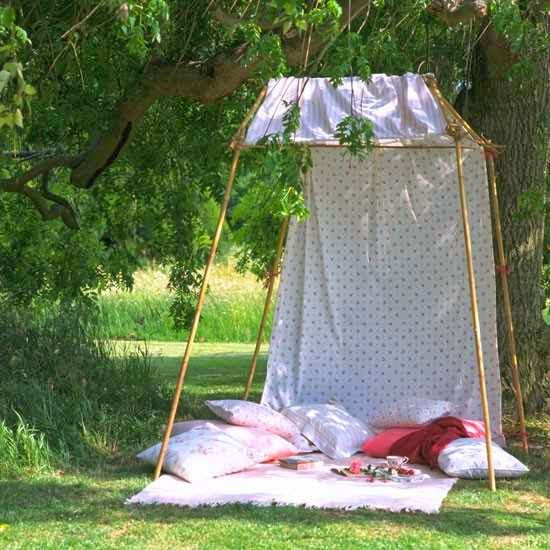 DIY Outdoor Shade Canopy
 20 DIY Outdoor Curtains Sunshades and Canopy Designs for