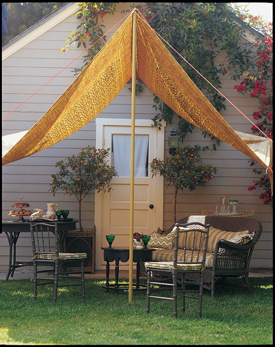 DIY Outdoor Shade Canopy
 175 best images about Shade DIY on Pinterest