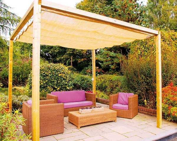 DIY Outdoor Shade Canopy
 DIY Canopies and Sun Shades for Your Backyard Tattooed