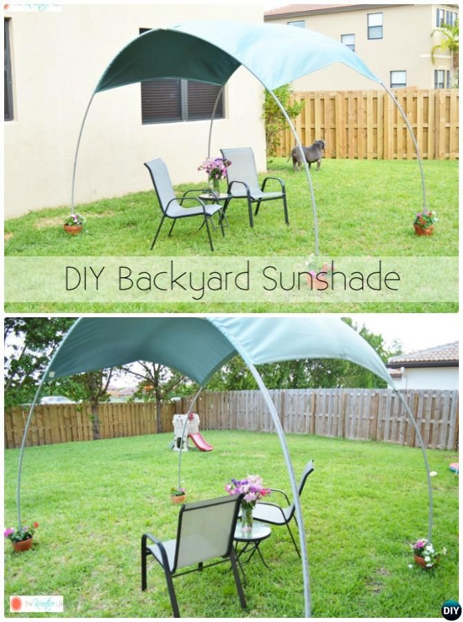 DIY Outdoor Shade Canopy
 DIY Outdoor PVC Canopy Projects [Picture Instructions