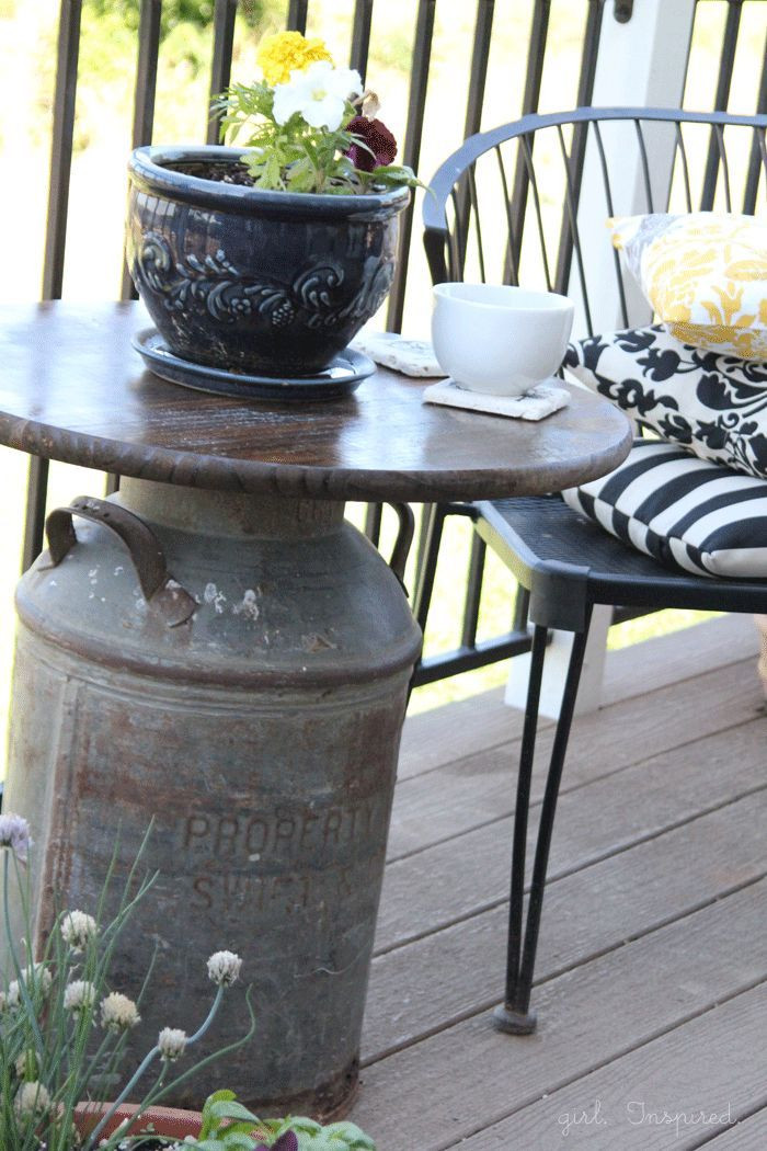DIY Outdoor Side Tables
 DIY Outdoor Table Ideas for Garden Improvement