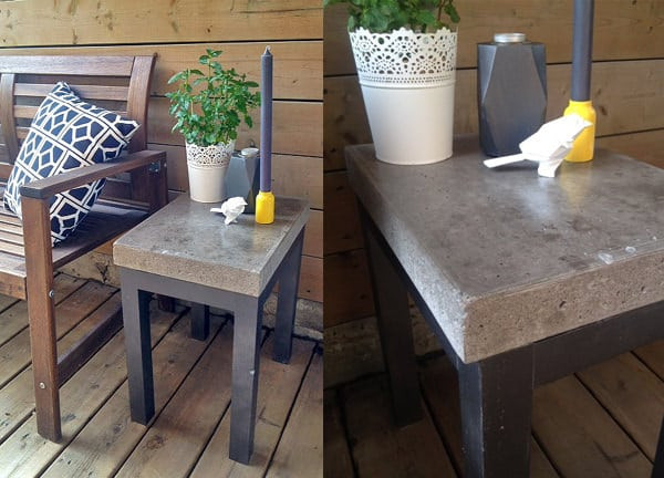 DIY Outdoor Side Tables
 20 Amazing DIY Garden Furniture Ideas