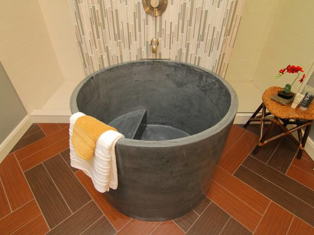 DIY Outdoor Soaking Tub
 pictures of beautiful bathtubs Home Improvement DIY