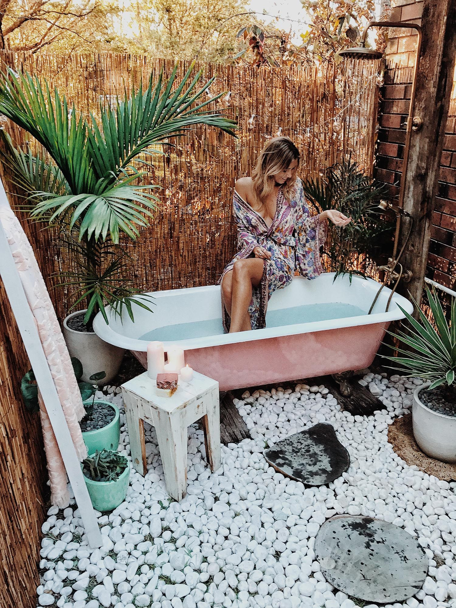 DIY Outdoor Soaking Tub
 DIY Outdoor Bath Spell & The Gypsy Collective