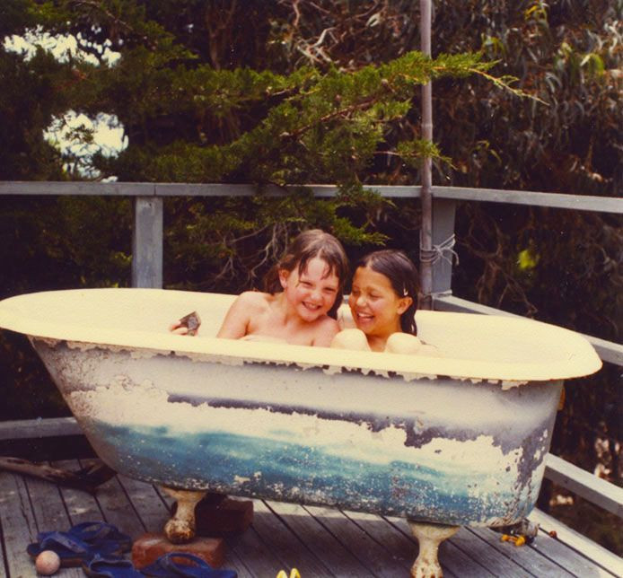 DIY Outdoor Soaking Tub
 33 best Outdoor Bathtub images on Pinterest