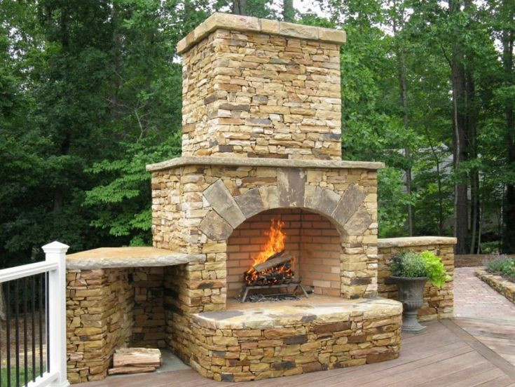 DIY Outdoor Stone Fireplace
 88 best images about faux stone projects on Pinterest