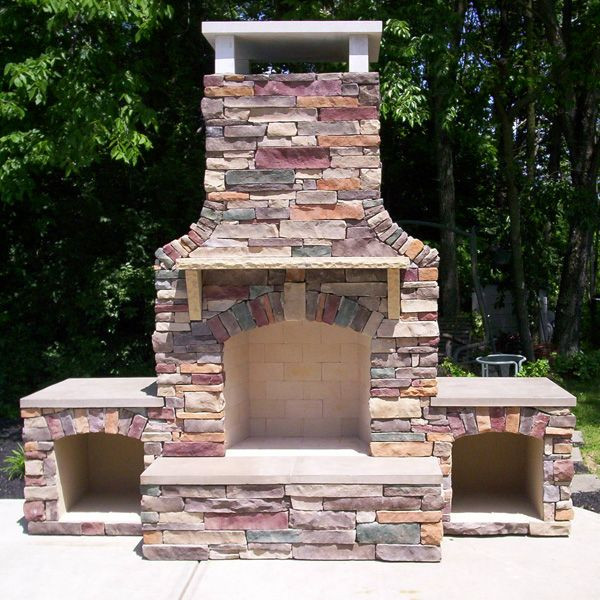 DIY Outdoor Stone Fireplace
 661 best Outdoor fireplace pictures images on Pinterest