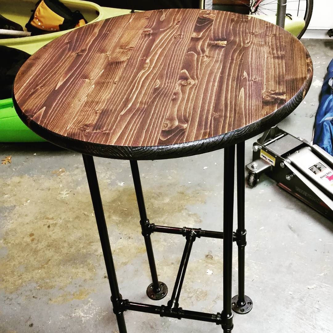 DIY Outdoor Table Tops
 Dart room high top table is almost done diy