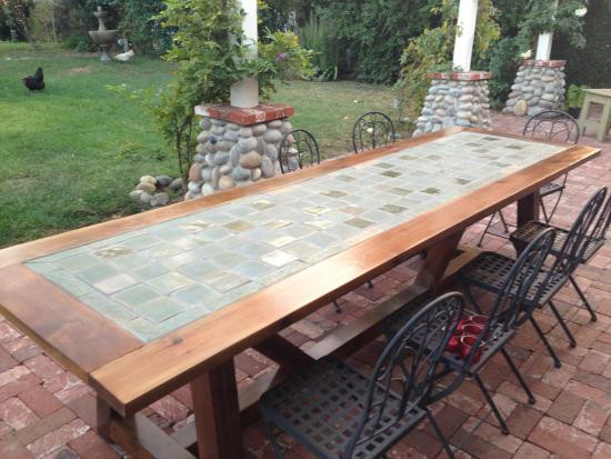 DIY Outdoor Table Tops
 Reader Showcase Tile Top Provence Dining Table The