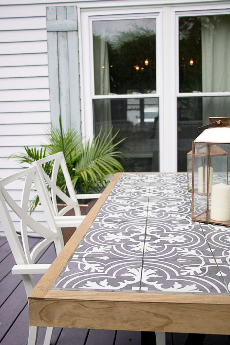 DIY Outdoor Table Tops
 DIY Tile Tabletop Seeking Lavendar Lane