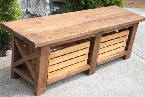 DIY Outdoor Wood Bench
 10 Smart DIY Outdoor Storage Benches Shelterness