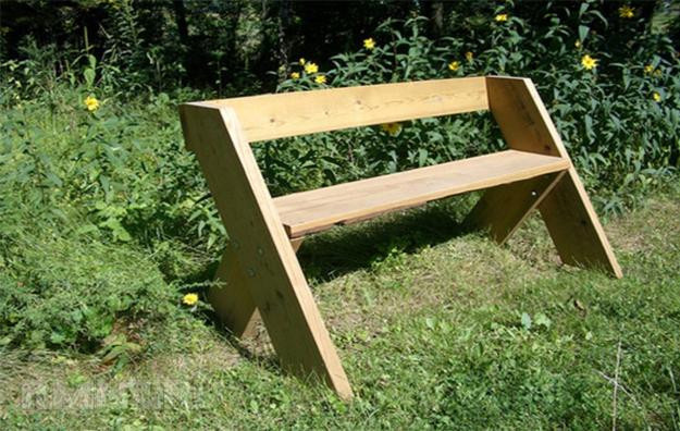 DIY Outdoor Wood Bench
 DIY Bench Design Ideas to Make Your Garden fortable and