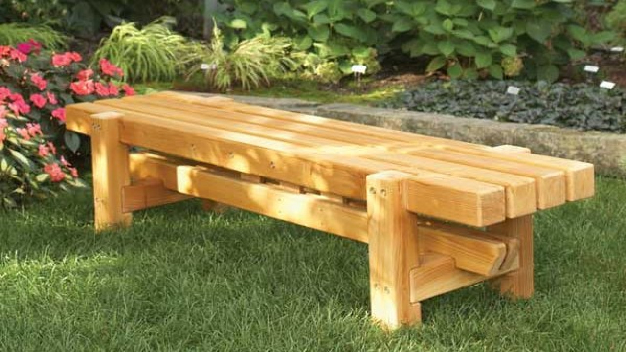 DIY Outdoor Wood Bench
 Modern benches diy wooden benches outdoor homemade