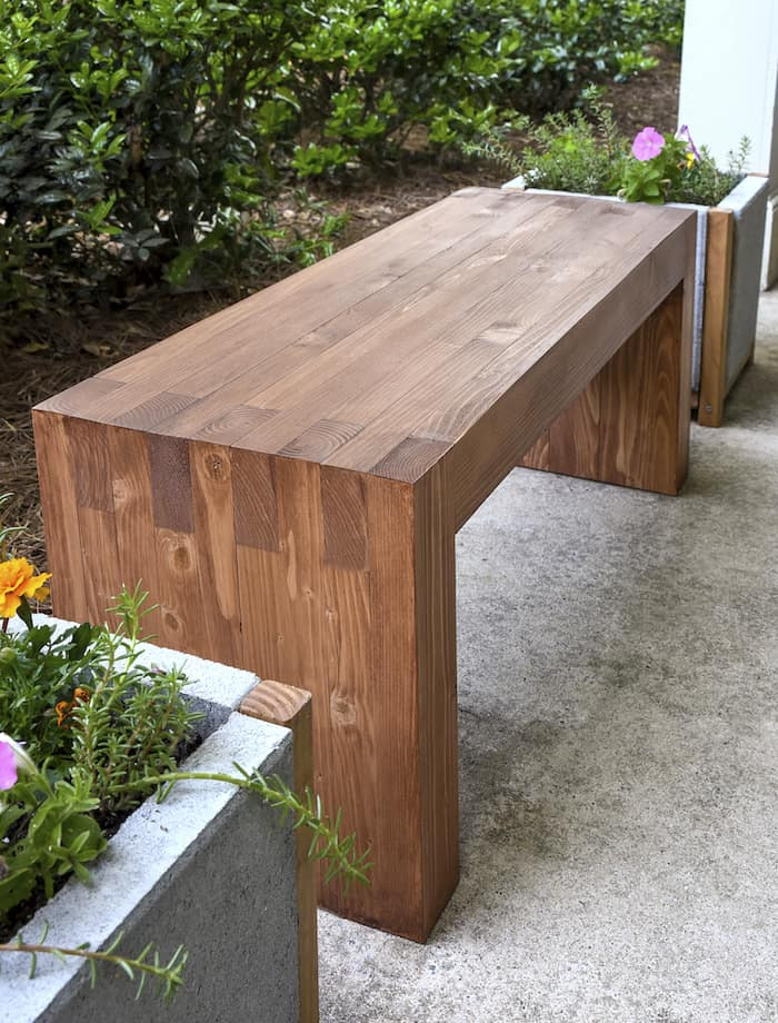 DIY Outdoor Wood Bench
 Williams Sonoma Inspired DIY Outdoor Bench DIY Candy