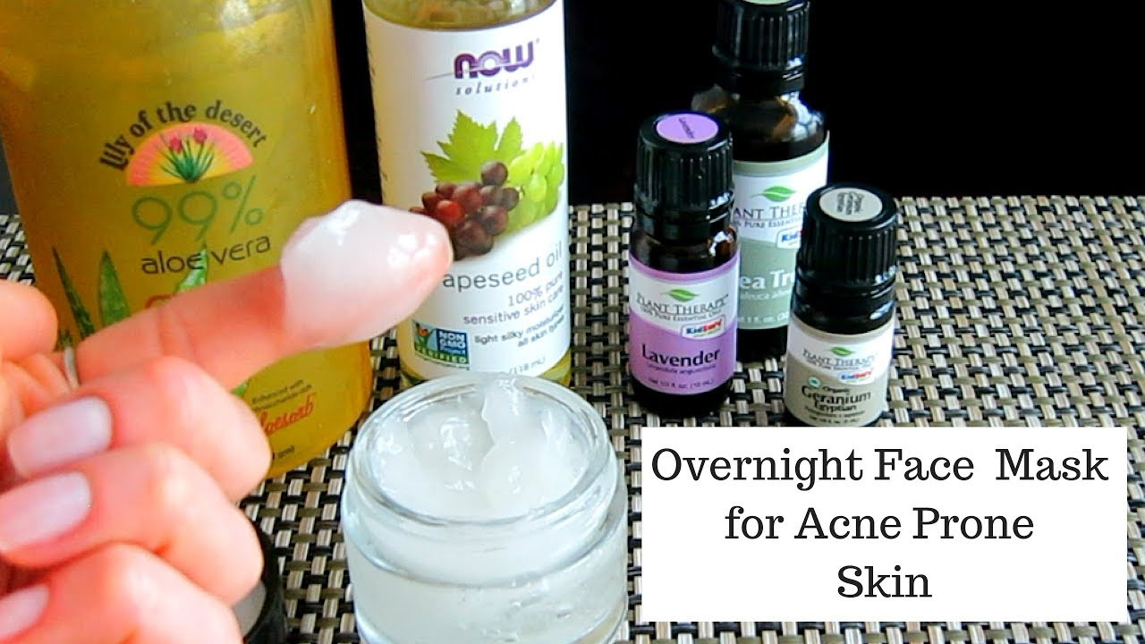 DIY Overnight Face Mask For Acne
 DIY Overnight Acne Face Mask to Rescue Problem Skin