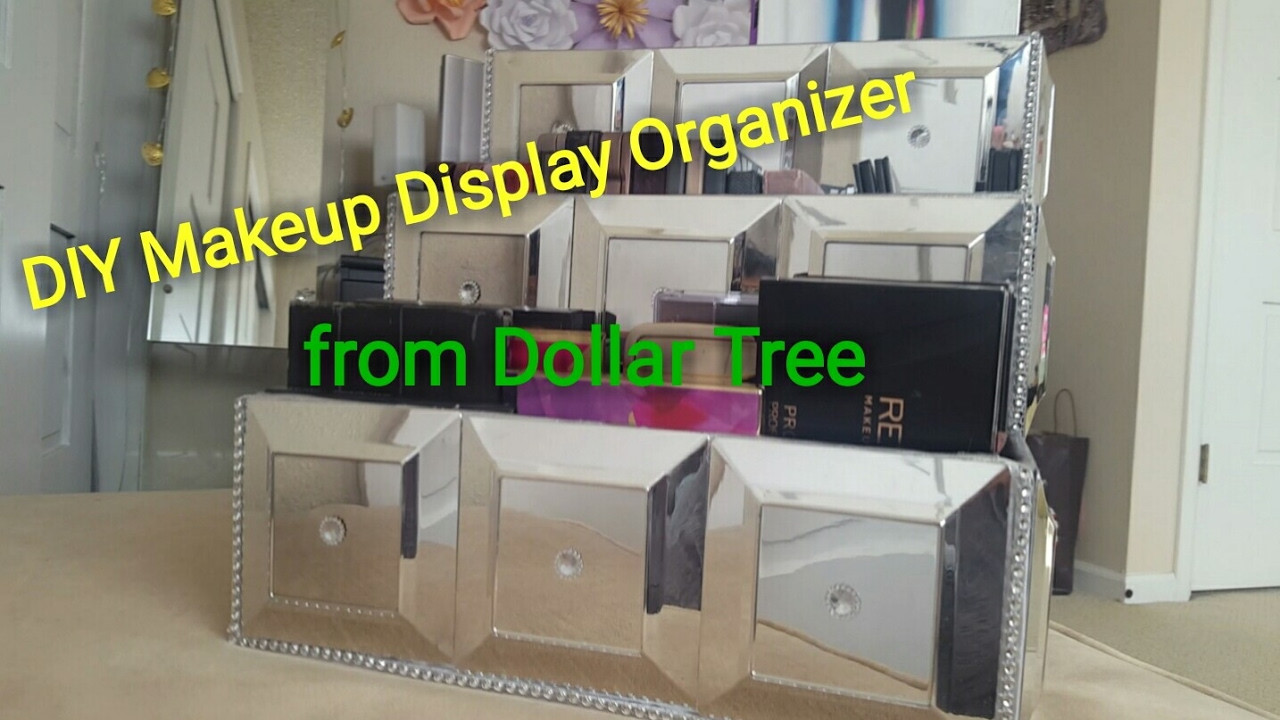DIY Palette Organizer
 Dollar Tree DIY Glamourous Makeup Display Organizer