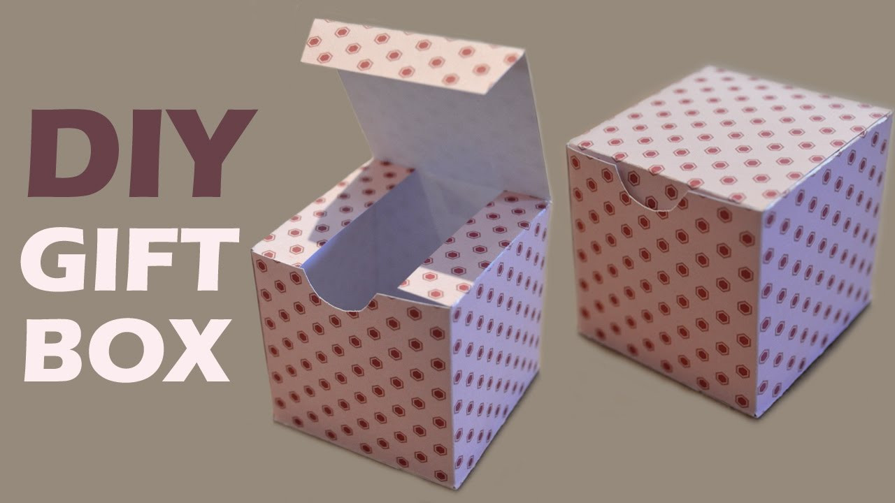 DIY Paper Box
 How to Make a Gift Box DIY Paper Box