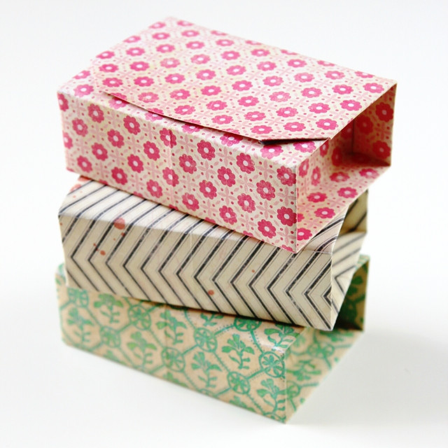 DIY Paper Box
 RECTANGULAR DIY ORIGAMI BOXES