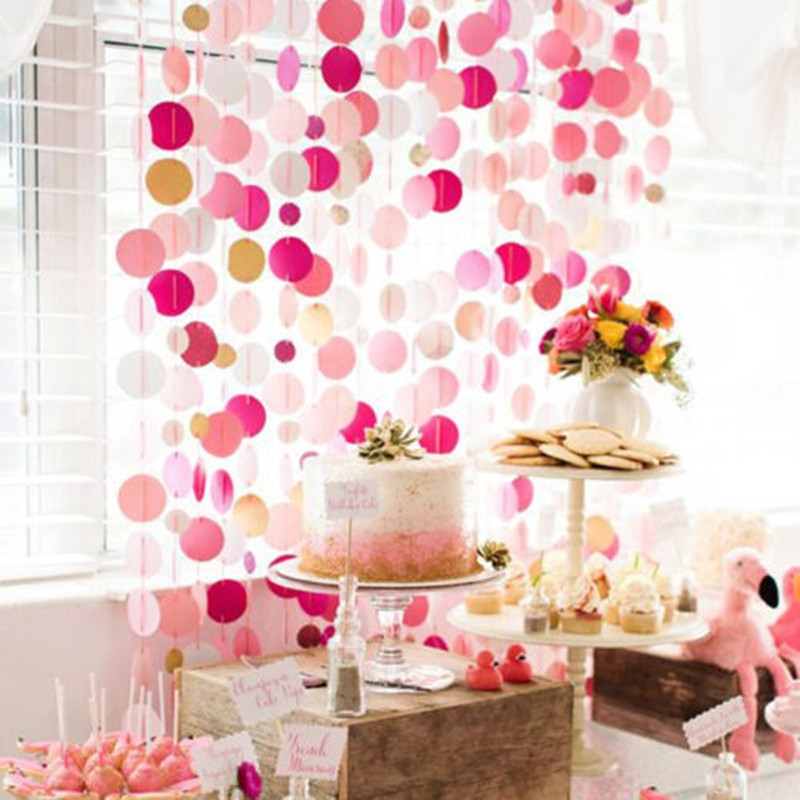 DIY Party Decor Ideas
 Glitter Paper Birthday Party Hanging Bunting Banner Flag