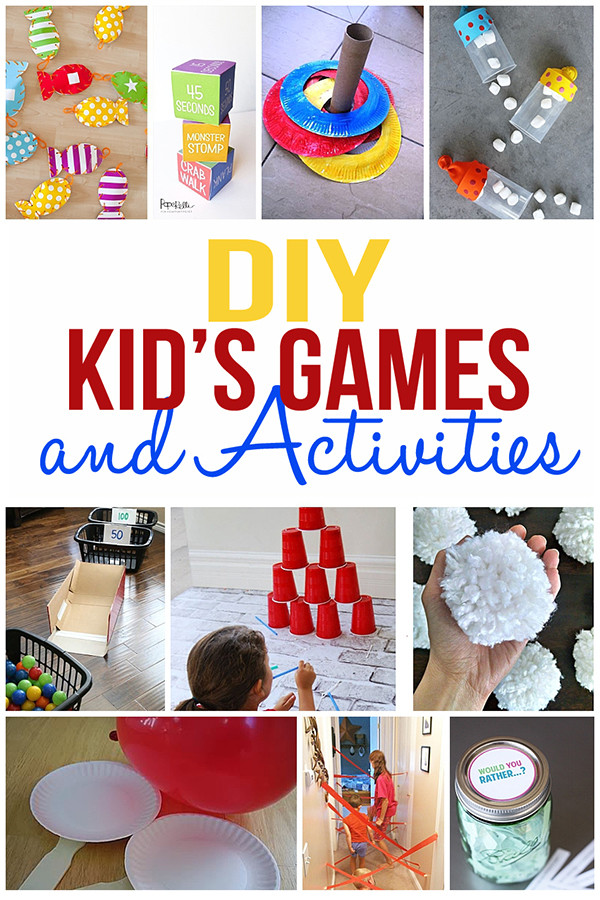 DIY Party Decorations For Kids
 DIY Kids Games and Activities for Indoors or Outdoors