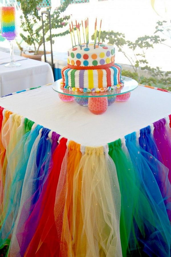 DIY Party Decorations For Kids
 DIY Rainbow Party Decorating Ideas for Kids Hative