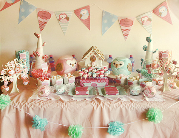 DIY Party Decorations For Kids
 Dreamy Owl party inspiration DIY party ideas for kids