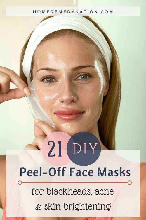 DIY Peeling Face Mask
 21 DIY Peel f Face Masks