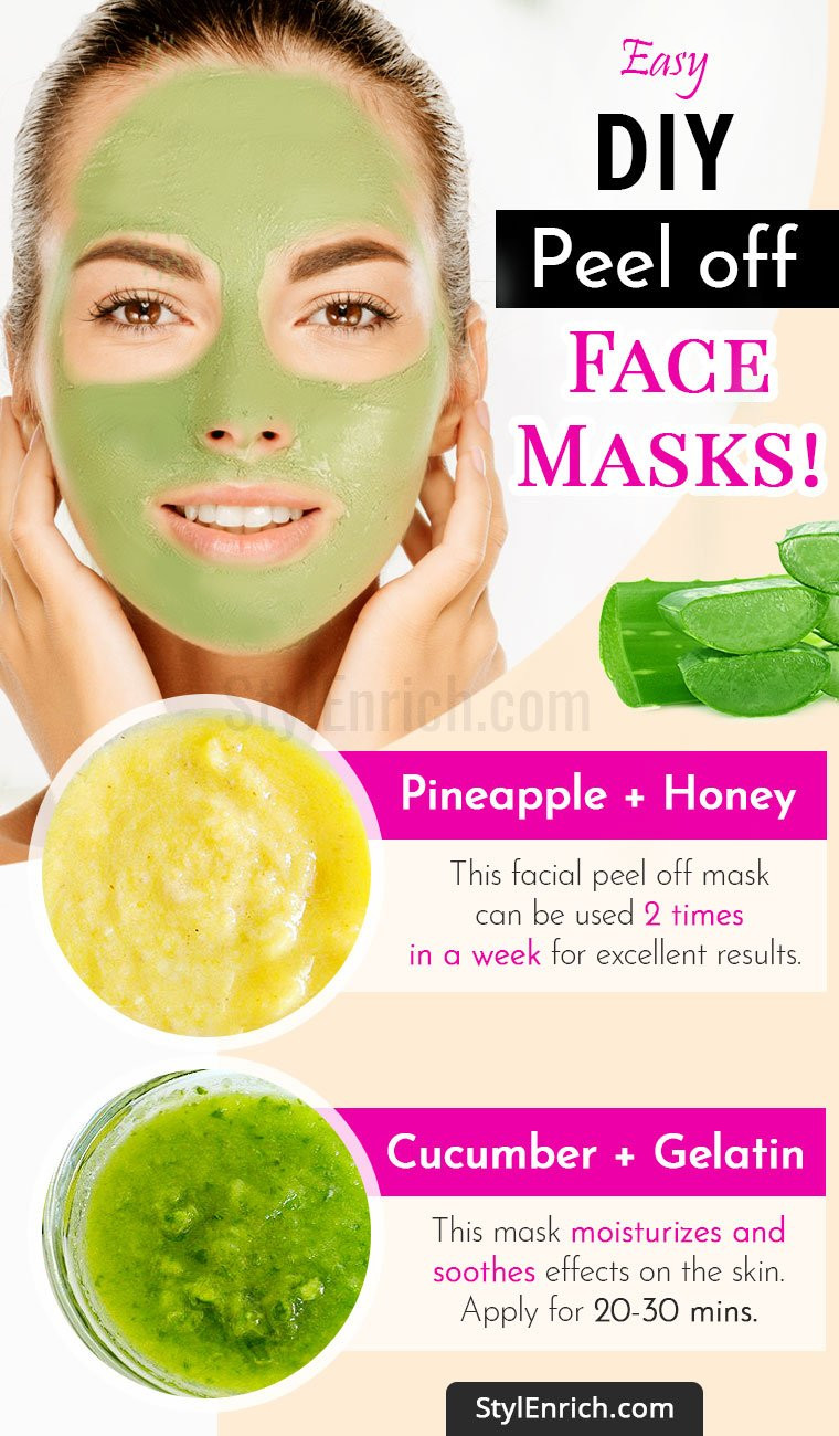 DIY Peeling Face Mask
 DIY Peel f Face Mask For Beautiful And Glowing Skin